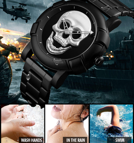 Skull Quartz Watch