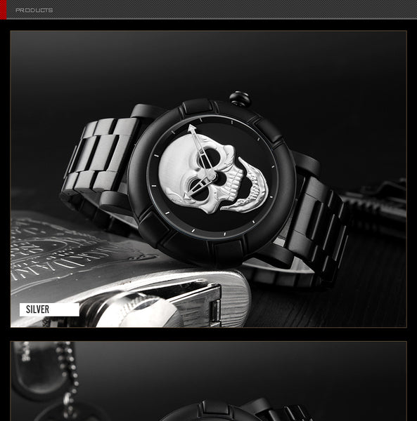 Skull Quartz Watch