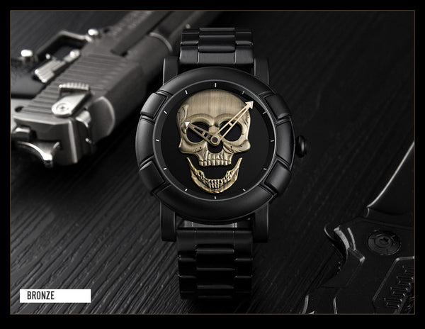Skull Quartz Watch